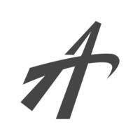 yxa, xa, en och x abstrakt första monogram brev alfabet logotyp design vektor