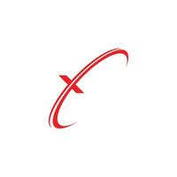 första brev x logotyp design mall vektor