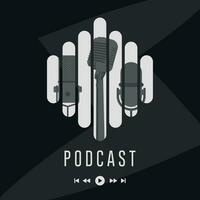 farbig Podcast Startseite Vektor