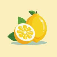citron- platt tecknad serie illustration vektor