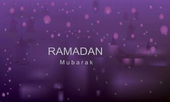 Ramadan kareem islamisch Banner Vorlage. eid Mubarak Muslim Poster Design Vektor mit ein Laterne, Mond, und Star im Luxus Hintergrund. Ramadan Vektor Design Element.
