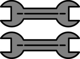 Schlüssel Linie gefüllt Symbol vektor