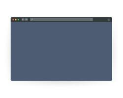 Browser Fenster Vektor Illustration. Browser oder Netz Browser im eben Stil. Fenster Konzept Internet Browser