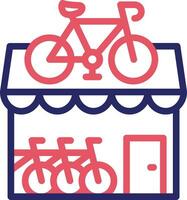 Fahrrad Geschäft Vektor Symbol