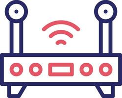 WLAN-Router-Vektorsymbol vektor