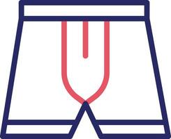 Boxer kurze Hose Vektor Symbol