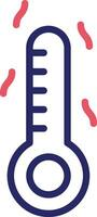 Thermometer-Vektor-Symbol vektor