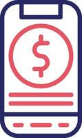 finanziell App Vektor Symbol