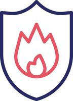 Feuer Schild Vektor Symbol