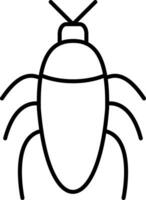 Symbol für Insektenlinie vektor