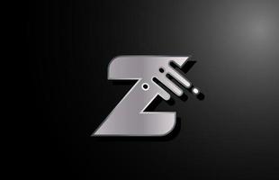 z-Brief-Logo-Symbol für Unternehmen und Unternehmen vektor