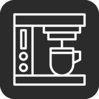 Clever Kaffee Maschine Vektor Symbol