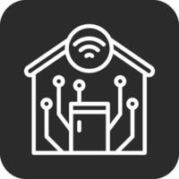 Smart-Home-Vektorsymbol vektor