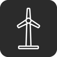 Symbol für Windmühlenvektor vektor