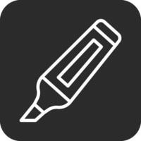 Textmarker-Vektorsymbol vektor