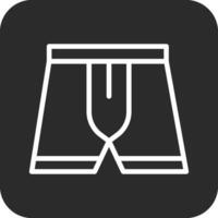 Boxer kurze Hose Vektor Symbol