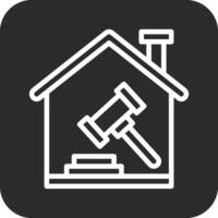 Haus Versteigerung Vektor Symbol