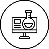 online Chemie Vektor Symbol