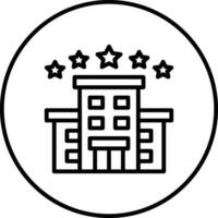 5 Star Hotel Vektor Symbol