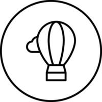 Luft Ballon Vektor Symbol