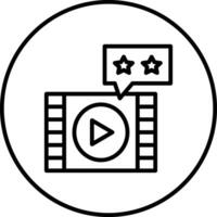 Film Rezension Vektor Symbol