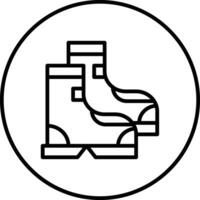 Elektriker Stiefel Vektor Symbol