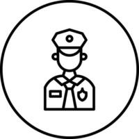 Polizist Vektor Symbol
