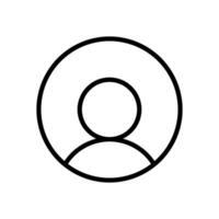 Benutzer Profil Symbol Symbol Vektor Vorlage