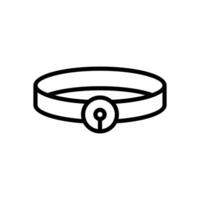 Haustier Halsband Symbol Symbol Vektor Vorlage