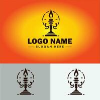 Lampe Logo Birne Licht Symbol Unternehmen Marke Geschäft Logo Vorlage editierbar Vektor