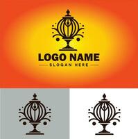 Lampe Logo Birne Licht Symbol Unternehmen Marke Geschäft Logo Vorlage editierbar Vektor