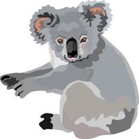 koala däggdjur djur vektor