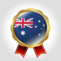 kreativ Australien flagga märka vektor design