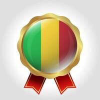 kreativ Mali Flagge Etikette Vektor Design
