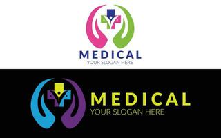 medicinsk logotyp formgivningsmall vektor