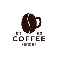Kaffee Logo, geeignet zum Kaffee Geschäft Logo oder Produkt Marke Identität. vektor