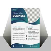 modernes Business-Flyer-Design vektor