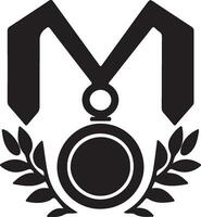 Gewinner Medaille Vektor Kunst Symbol Illustration