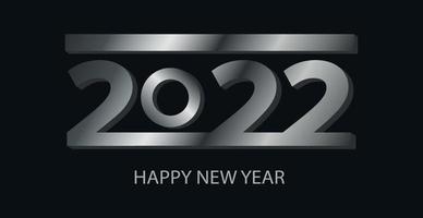 gott nytt år 2022, jullov, webb banner för reklam - vektor
