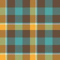 Plaid Muster nahtlos. Prüfer Muster nahtlos Tartan Illustration Vektor einstellen zum Schal, Decke, andere modern Frühling Sommer- Herbst Winter Urlaub Stoff drucken.