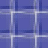 Plaid Muster nahtlos. klassisch schottisch Tartan Design. Vorlage zum Design Ornament. nahtlos Stoff Textur. vektor