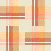 Plaid Muster nahtlos. Gingham Muster Vorlage zum Design Ornament. nahtlos Stoff Textur. vektor