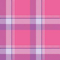 Plaid Muster nahtlos. klassisch schottisch Tartan Design. zum Schal, Kleid, Rock, andere modern Frühling Herbst Winter Mode Textil- Design. vektor