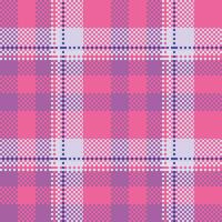 Plaid Muster nahtlos. traditionell schottisch kariert Hintergrund. Flanell Hemd Tartan Muster. modisch Fliesen zum Tapeten. vektor