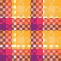 skott tartan mönster. gingham mönster för skjorta tryckning, kläder, klänningar, bordsdukar, filtar, strö, papper, täcke, tyg och Övrig textil- Produkter. vektor