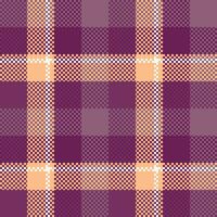 skott tartan sömlös mönster. plädar mönster sömlös traditionell skott vävd tyg. skogsarbetare skjorta flanell textil. mönster bricka swatch ingår. vektor