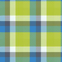 Plaid Muster nahtlos. Schachbrett Muster Flanell Hemd Tartan Muster. modisch Fliesen zum Tapeten. vektor