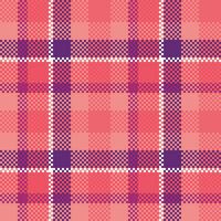 schottisch Tartan nahtlos Muster. Schachbrett Muster Vorlage zum Design Ornament. nahtlos Stoff Textur. vektor