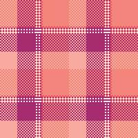 schottisch Tartan nahtlos Muster. Gingham Muster traditionell schottisch gewebte Stoff. Holzfäller Hemd Flanell Textil. Muster Fliese Swatch inbegriffen. vektor