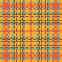 Tartan Muster nahtlos. Süss Schachbrett Muster zum Schal, Kleid, Rock, andere modern Frühling Herbst Winter Mode Textil- Design. vektor